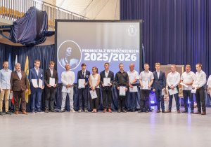 Promowani z wyróżnieniem uczniowie klasy 3Mt