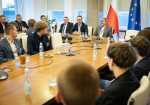 Spotkanie z Ministrem Infrastruktury Dariuszem Klimczakiem