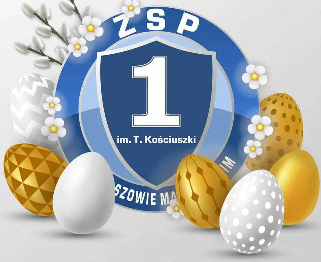 Logo ZSP1 z baziami i pisankami