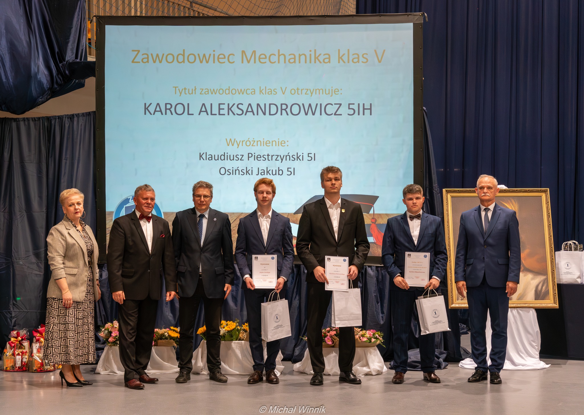 Zwycięzcy konkursu Zawodowiec Mechanika klas V