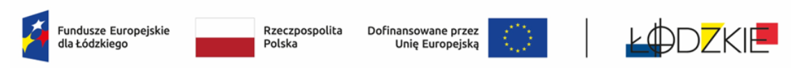 Logtypy Unia Europejska, Fundusze Unijne, Województwo Łódzkie