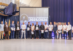 Promowani z wyróżnieniem uczniowie klasy 3Mt