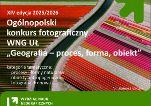 Plakat informujący o Konkursie