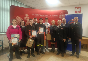 Laureaci etapu powiatowego Ogólnopolskiego Strażackiego Konkursu Plastycznego