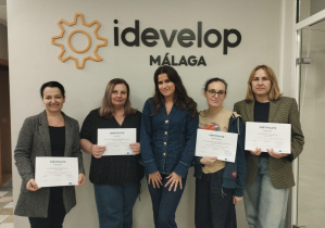 Uroczystość wręczenia certyfikatów z Job shodowingu w Erasmus+