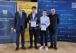 Odbiór dyplomów po wojewódzkim etapie konkursu