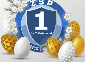 Logo ZSP1 z baziami i pisankami